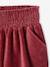 Short smocké en velours fille prune - vertbaudet enfant 