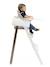 Chaise haute évolutive Crescendo Up beige - vertbaudet enfant 