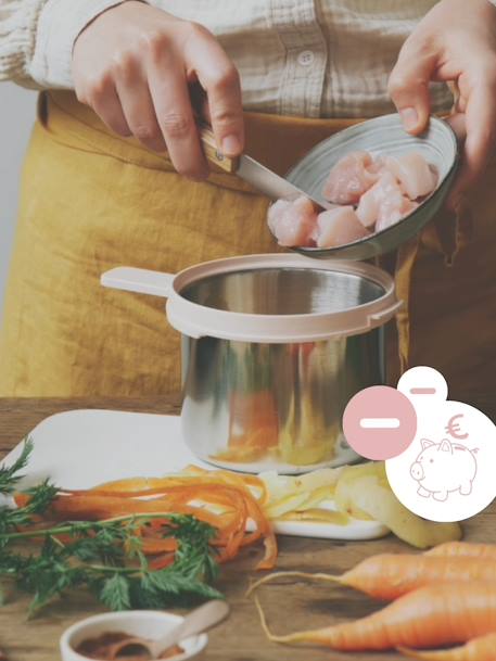 Robot 4 in 1 BEABA Babycook Neo beige+eucalyptus+Nachtblauw - vertbaudet enfant 