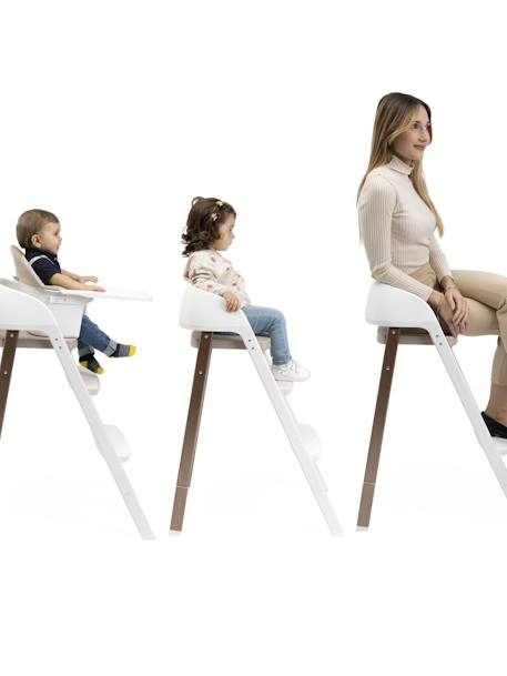 Chaise haute évolutive Crescendo Up beige - vertbaudet enfant 