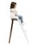 Chaise haute évolutive Crescendo Up beige - vertbaudet enfant 