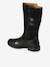 Bottes cavalières zippées cuir fille noir - vertbaudet enfant 
