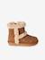 Boots enfant fille fourrées zippées marron - vertbaudet enfant 