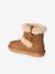 Boots enfant fille fourrées zippées marron - vertbaudet enfant 