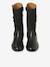 Bottes cavalières zippées cuir fille noir - vertbaudet enfant 