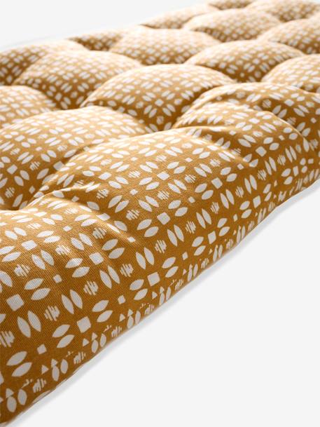 Matelas de sol imprimé avec poignées ocre - vertbaudet enfant 