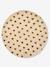 Tapis rond Coeur beige imprimé - vertbaudet enfant 