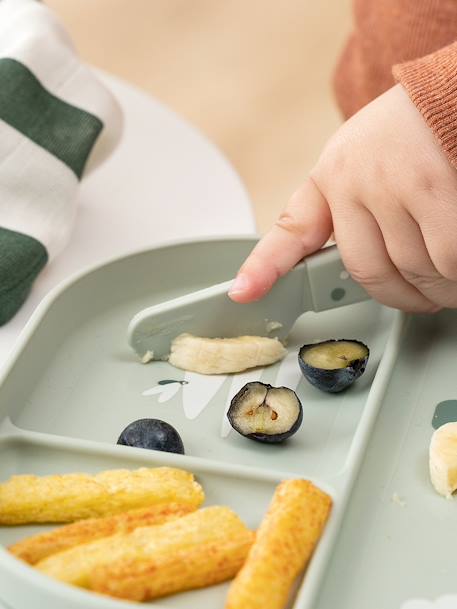 Set de 3 couverts Happy dots blush+vert - vertbaudet enfant 