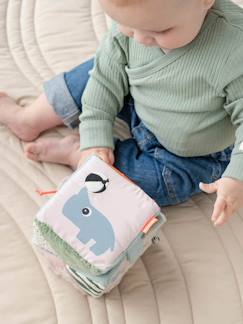 Jouet-Premier âge-Cube sensoriel dépliable Deer friends