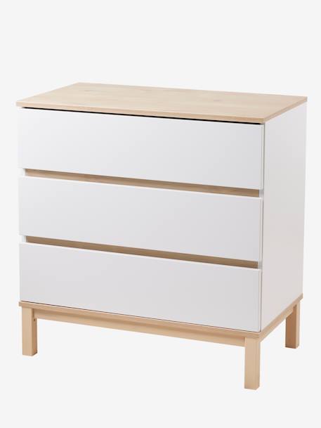 Commode à langer LIGNE COMETE blanc - vertbaudet enfant 