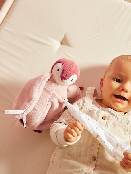 Knuffel om te zoenen pinguïn Complices - KALOO rozen - vertbaudet enfant 