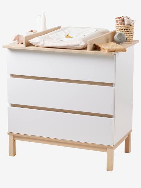 Commode à langer LIGNE COMETE blanc - vertbaudet enfant 