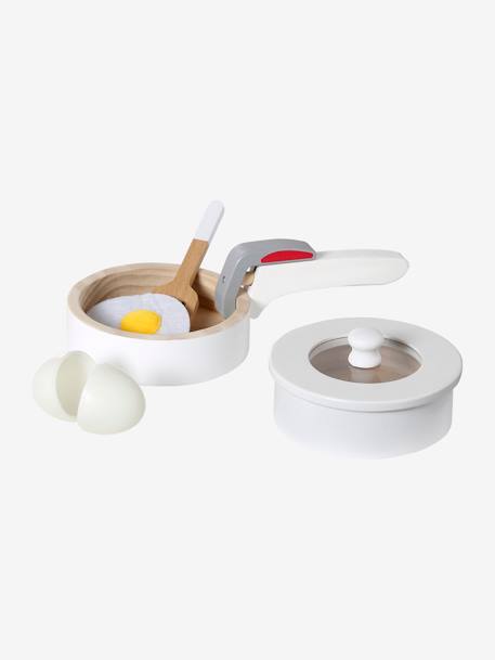 Set de poêles bois FSC® blanc - vertbaudet enfant 