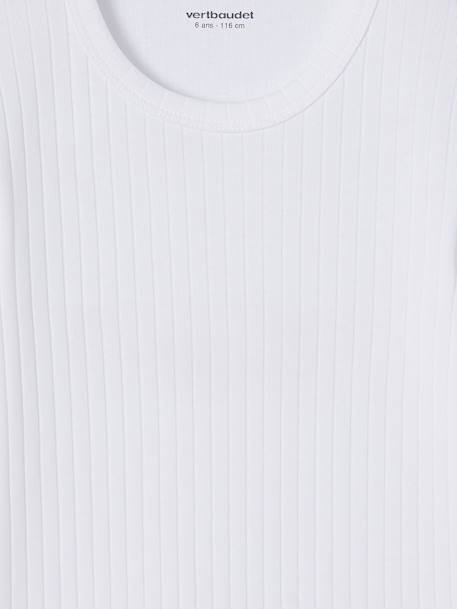 Lot de 3 tee-shirt à côtes manches longues garçon vert émeraude - vertbaudet enfant 