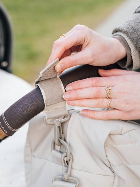 Sac à langer matelassé orange+sable+vert - vertbaudet enfant 