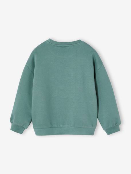 Sweat Snoopy Peanuts fille vert émeraude - vertbaudet enfant 