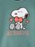 Sweat Snoopy Peanuts fille vert émeraude - vertbaudet enfant 