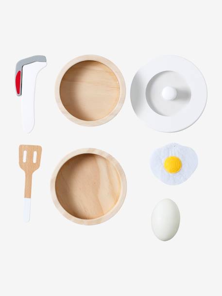 Set de poêles bois FSC® blanc - vertbaudet enfant 