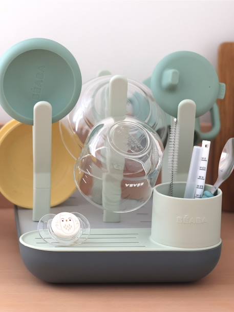 Egoutte-biberons Forêt beige+terracotta+vert sauge - vertbaudet enfant 