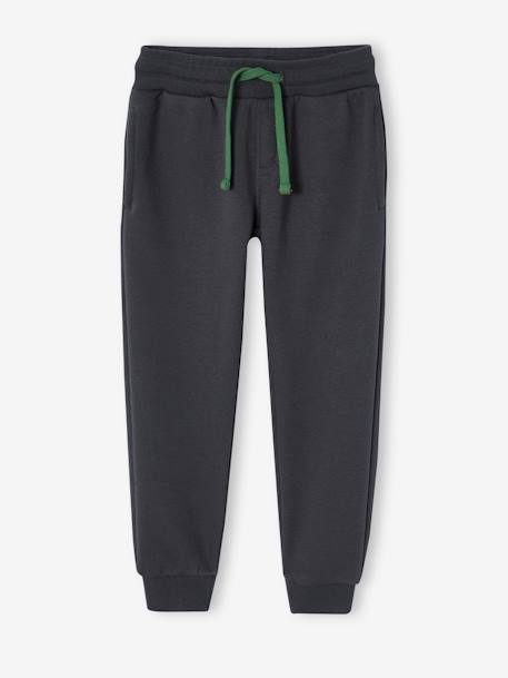 Sportset sweater met capuchon en joggingbroek jongens groen - vertbaudet enfant 