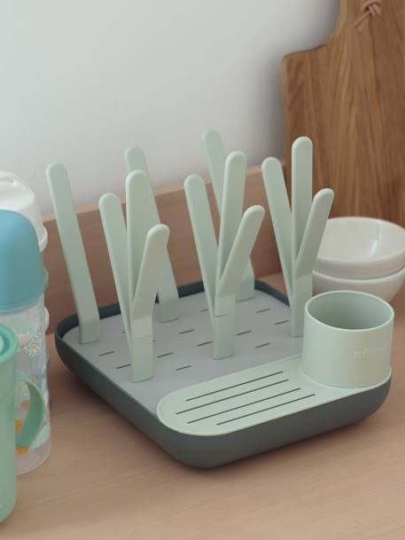 Egoutte-biberons Forêt beige+terracotta+vert sauge - vertbaudet enfant 