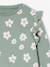 Sweat à volants fille détails fantaisie écru+encre+vanille+vert de gris - vertbaudet enfant 