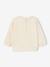 Basics babysweatshirt met drukknopen op de rug vanille - vertbaudet enfant 