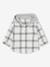 Chemise à capuche à carreaux bébé écru - vertbaudet enfant 