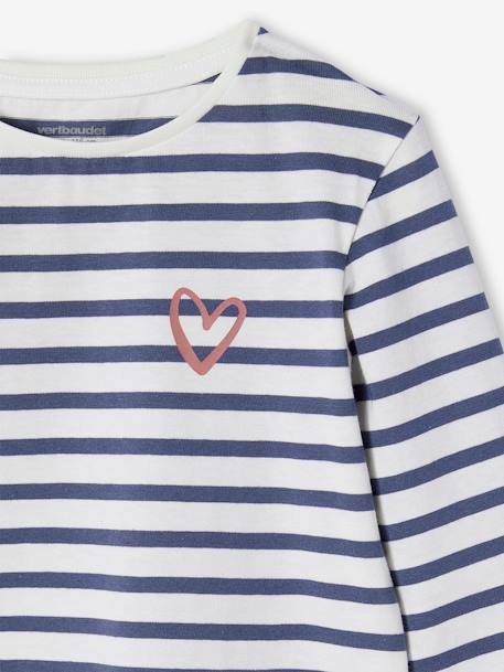 Lot 2 de pyjamas fille coeurs framboise - vertbaudet enfant 