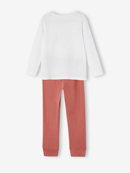 Lot 2 de pyjamas fille coeurs framboise - vertbaudet enfant 