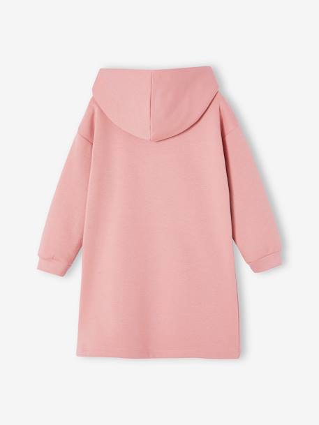 Robe sweat à capuche Disney Minnie fille mauve - vertbaudet enfant 