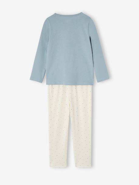 Lot 2 pyjamas fille gipsy bleu glacier - vertbaudet enfant 