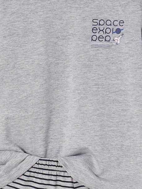 Set van 2 pyjama's 'space explorer' voor jongens felblauw - vertbaudet enfant 