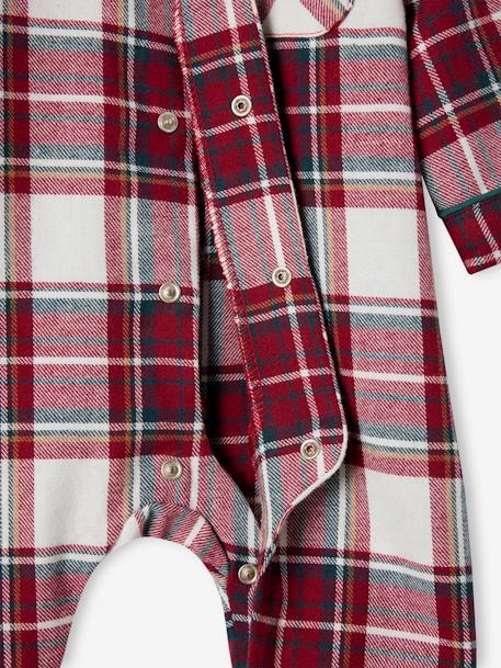 Pyjama Noël bébé à carreaux capsule famille carreaux rouge - vertbaudet enfant 