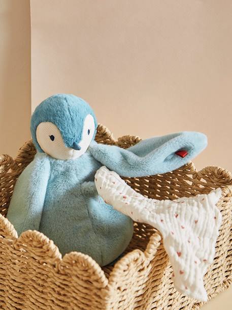 Knuffel om te zoenen pinguïn Complices - KALOO groen - vertbaudet enfant 