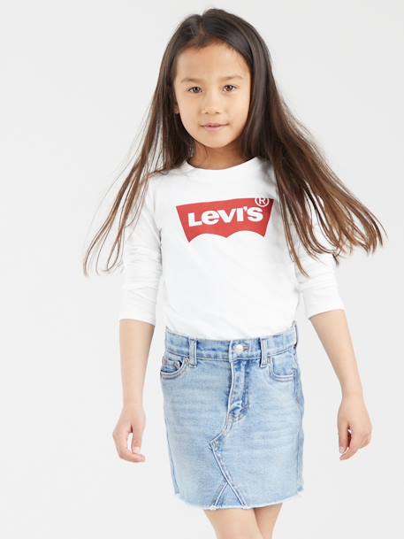 Tee-shirt Batwing Levi's manches longues blanc - vertbaudet enfant 