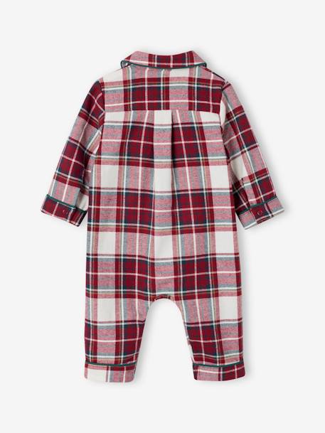 Pyjama Noël bébé à carreaux capsule famille carreaux rouge - vertbaudet enfant 