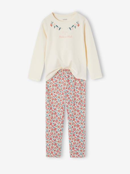 Lot 2 pyjamas fille gipsy bleu glacier - vertbaudet enfant 