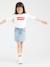 Tee-shirt Batwing Levi's manches longues blanc - vertbaudet enfant 