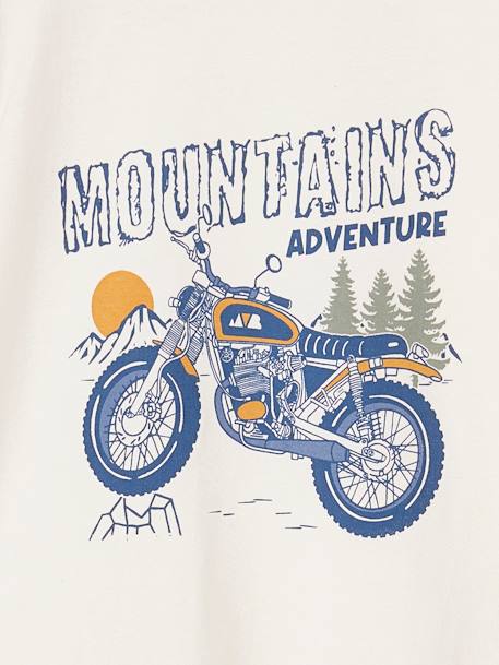 T-shirt motif ludique garçon écru - vertbaudet enfant 