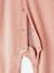 Pyjama bébé fille velours collerette imprimée personnalisable rose poudré+vert sauge - vertbaudet enfant 