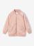 Blouson bomber effet satiné fille rose poudré - vertbaudet enfant 