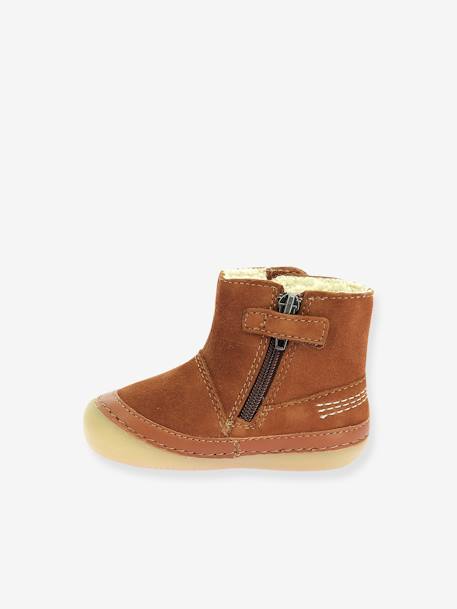 Boots Sokifaune Kickers camel - vertbaudet enfant 