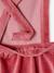 Ensemble robe tablier en velours et t-shirt fille rose+vert - vertbaudet enfant 