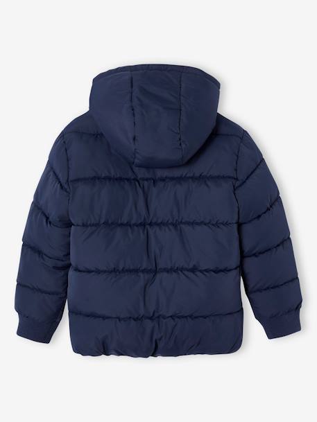 Doudoune garçon collège bordeaux+marine+rouge - vertbaudet enfant 