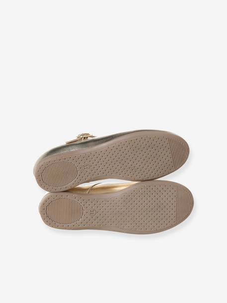 Ballerines plates fille or - vertbaudet enfant 