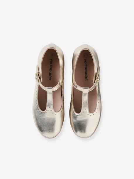Ballerines plates fille or - vertbaudet enfant 