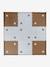 Grand tapis 9 dalles en mousse écru+marron - vertbaudet enfant 