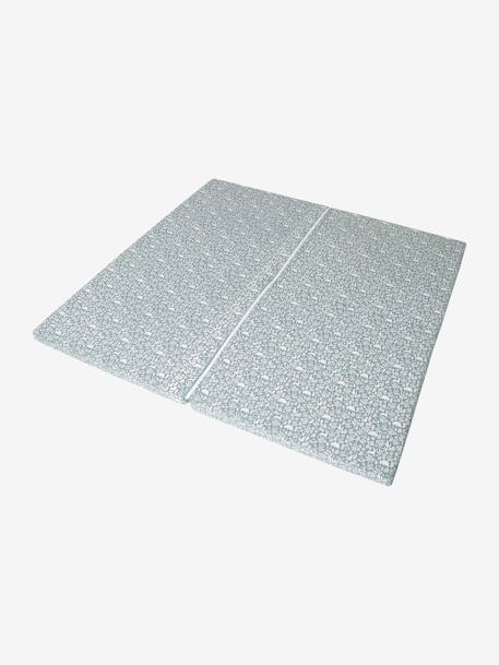 Tapis de motricité pliable et déhoussable beige+jaune+vert sauge - vertbaudet enfant 