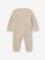 Ensemble 3 pièces mixte bébé naissance beige chiné - vertbaudet enfant 